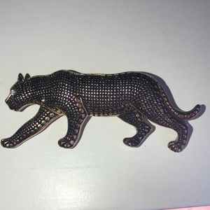 Jaguar cat brooch pin